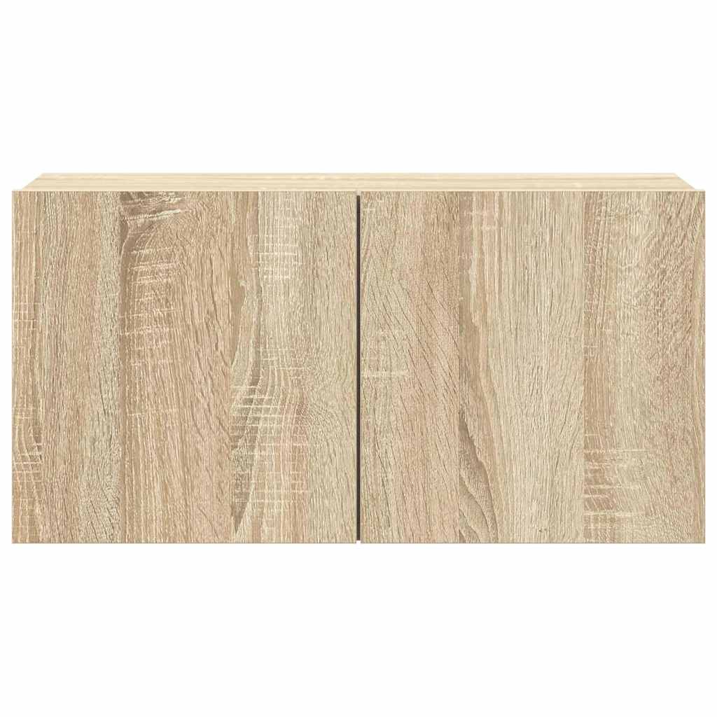 7 Piece TV Cabinet Set Sonoma Oak Engineered Wood