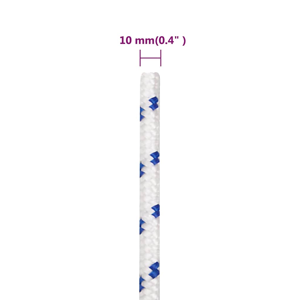 Boat Rope White 10 mm 500 m Polypropylene