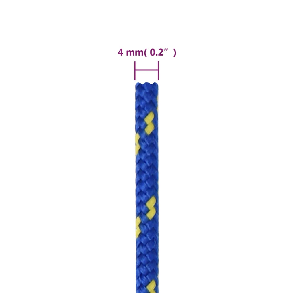 Boat Rope Blue 4 mm 50 m Polypropylene