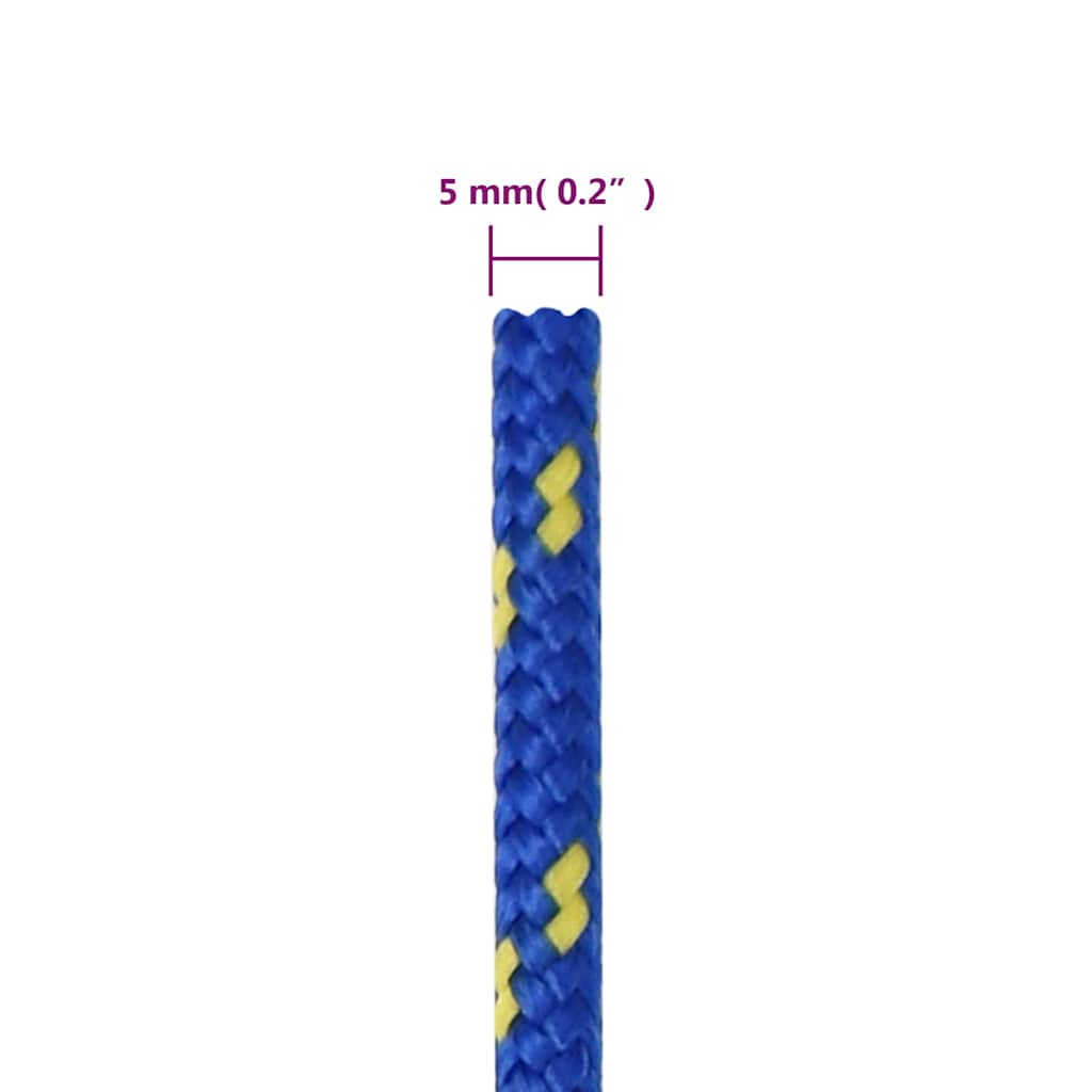 Boat Rope Blue 5 mm 50 m Polypropylene