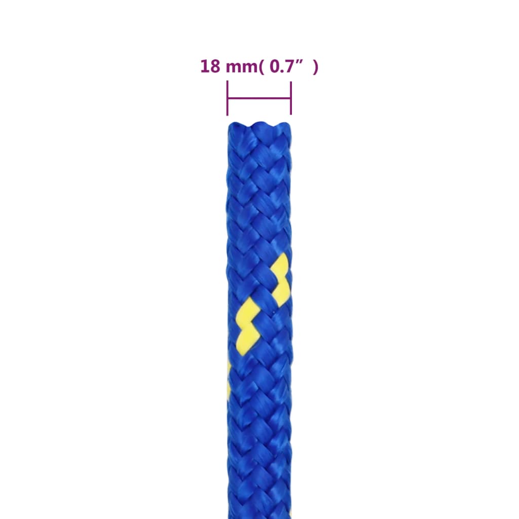 Boat Rope Blue 18 mm 100 m Polypropylene