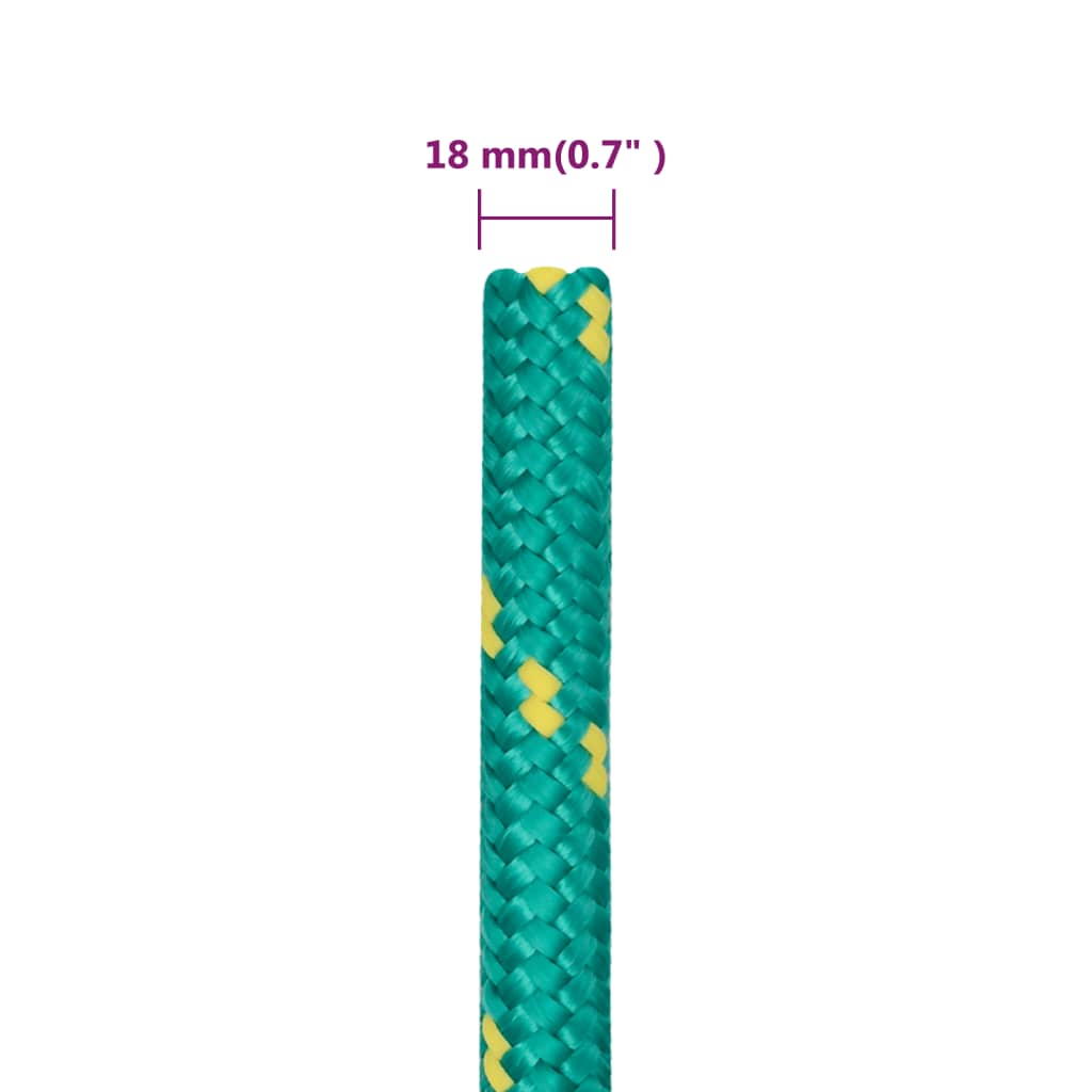 Boat Rope Green 18 mm 50 m Polypropylene