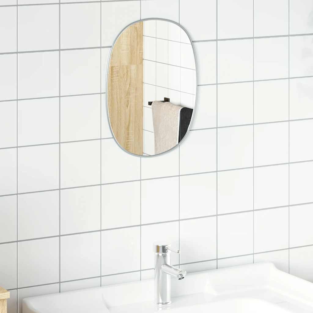 Wall Mirror Silver 30x25 cm