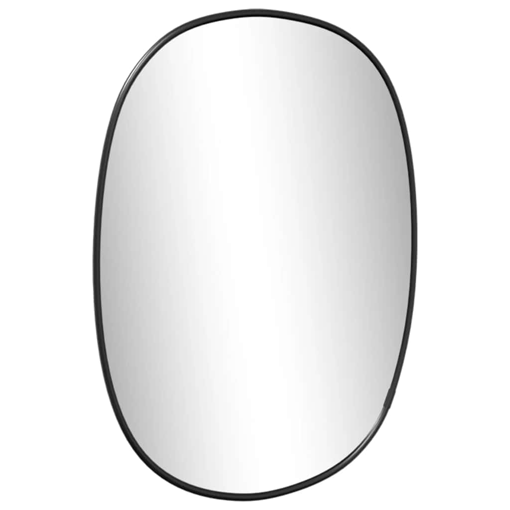 Wall Mirror Black 30x25 cm