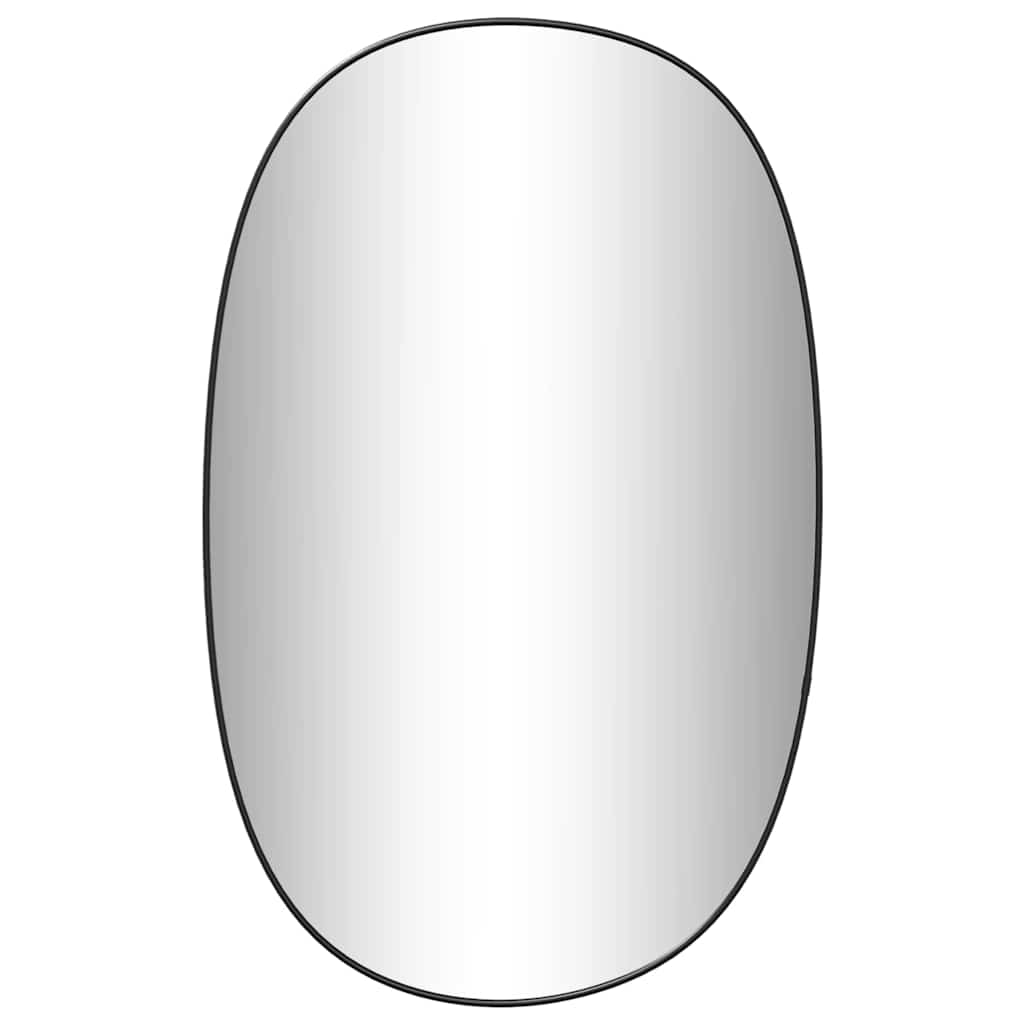 Wall Mirror Black 70x45 cm