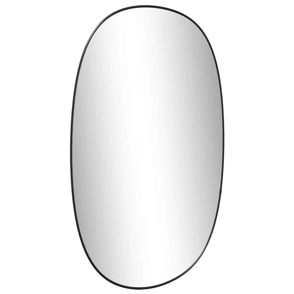 Wall Mirror Black 70x45 cm