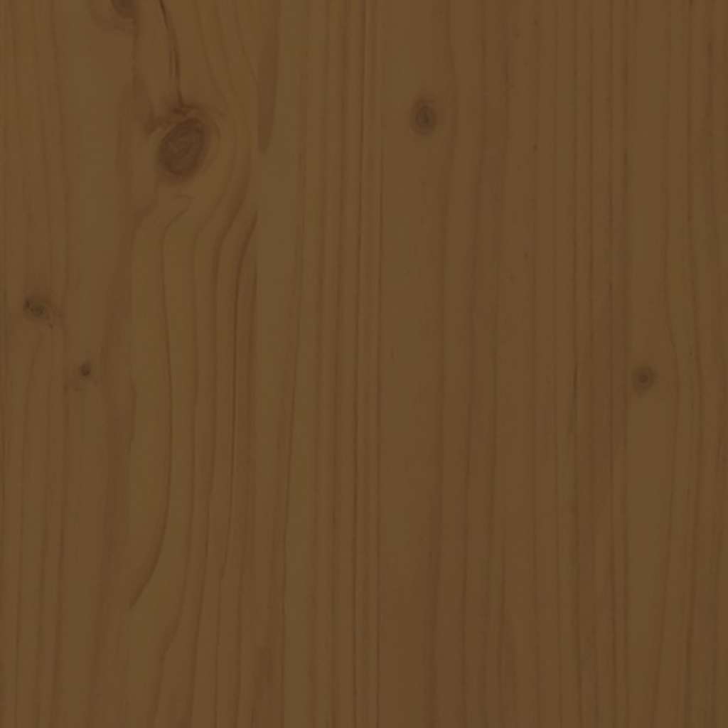 Highboard Honey Brown 100x40x108.5 cm Solid Wood Pine
