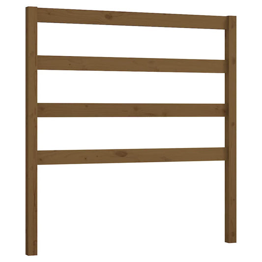 Bed Headboard Honey Brown 95x4x100 cm Solid Wood Pine