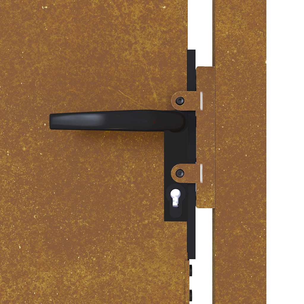 Garden Gate 100x75 cm Corten Steel