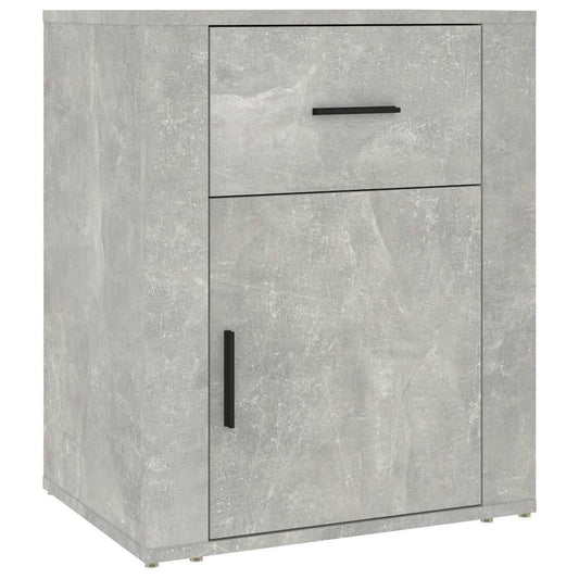 Bedside Cabinet | Concrete Grey | Engineered wood | Small