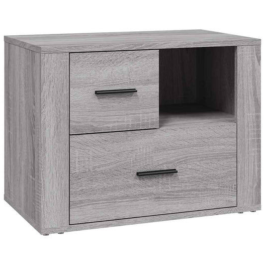 Bedside Cabinet Grey Sonoma 60x36x45 cm Engineered Wood