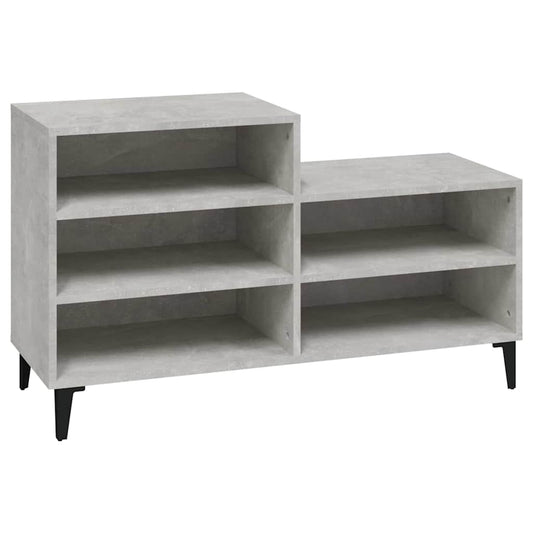 Shoe Cabinet | Concrete Grey | Engineered wood | Compact | Shoe Cabinet