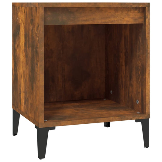 Bedside Cabinet | Smoked oak | Engineered wood, metal | Bedside Cabinet
