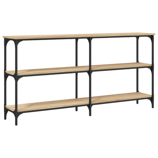 Console Table Sonoma Oak 150x29x75 cm Engineered Wood