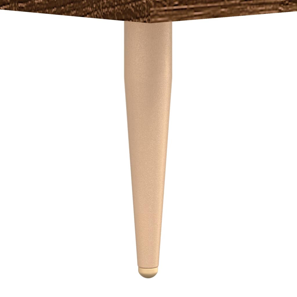 Coffee Tables 2 pcs Brown Oak 50x50x40 cm Engineered Wood
