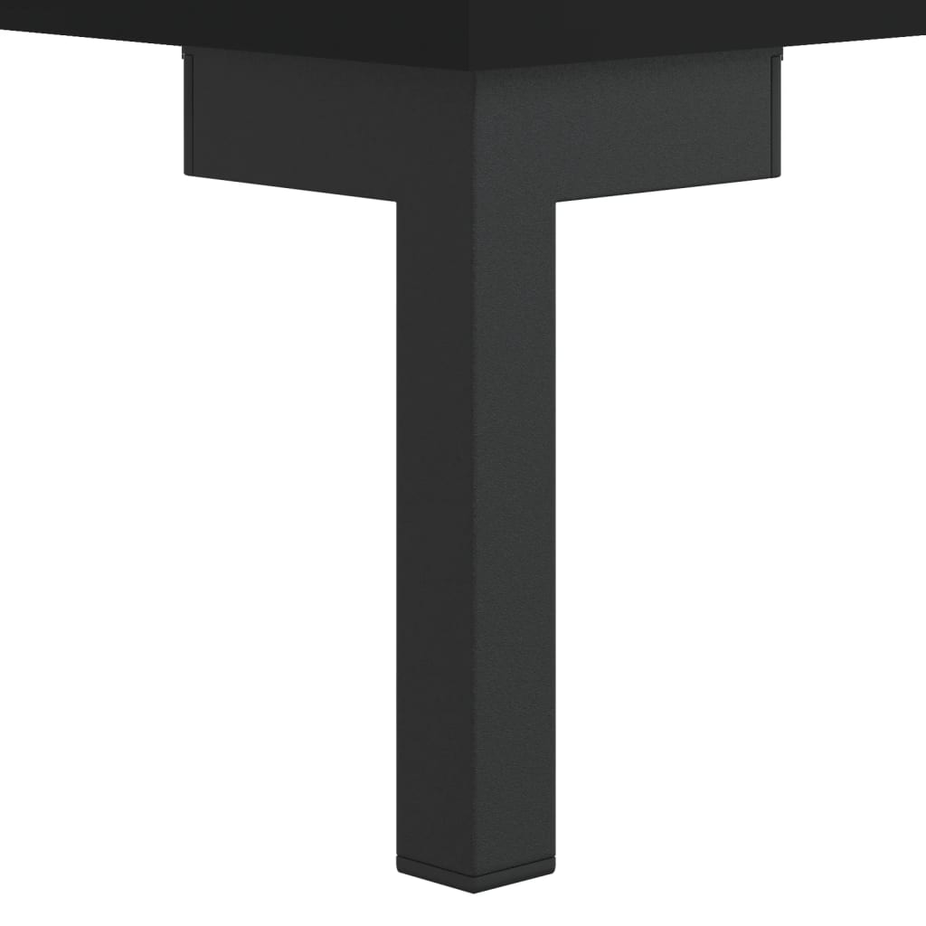 Coffee Tables 2 pcs Black 50x50x40 cm Engineered Wood