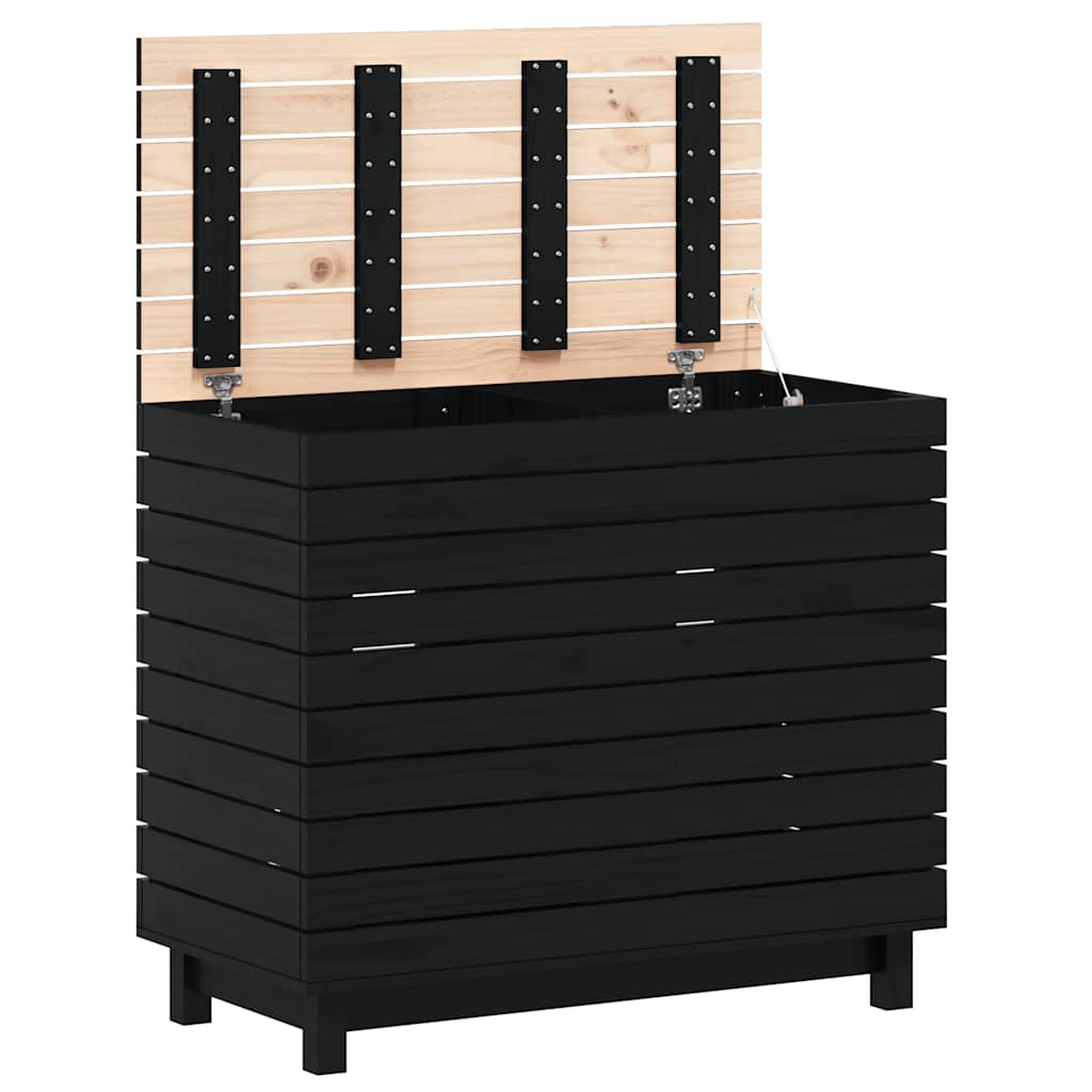 Laundry Basket 88.5x44x76 cm Solid Wood Pine