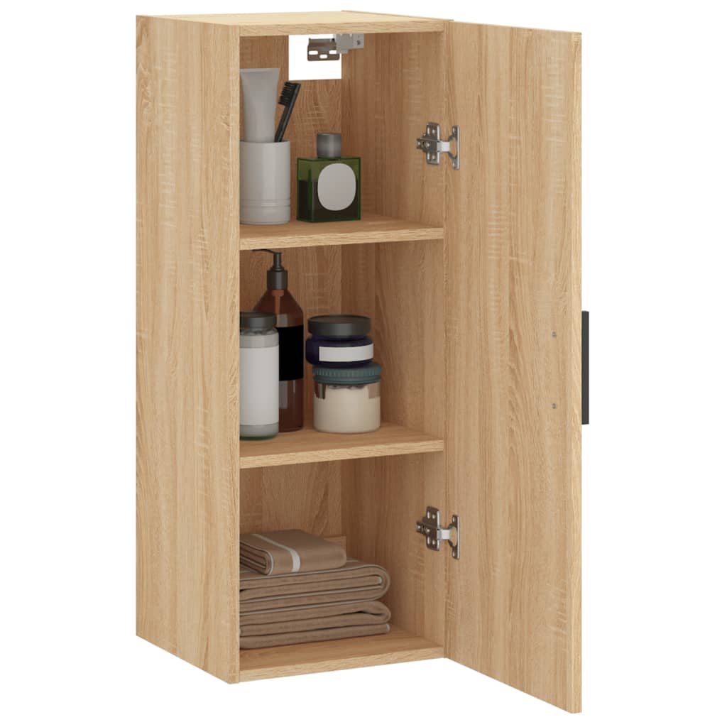 Wall Mounted Cabinet Sonoma Oak 34,5x34x90 cm
