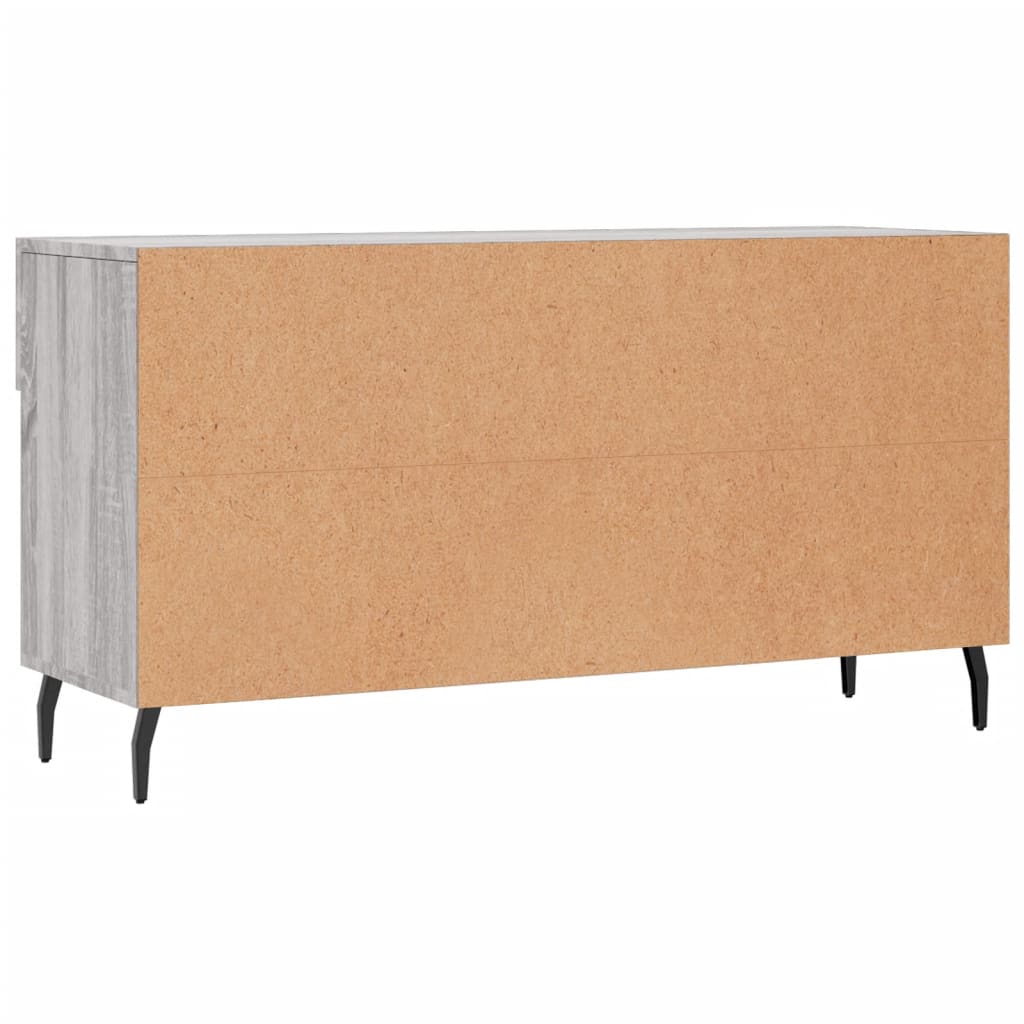 Shoe Bench Grey Sonoma 102x35x55 cm Engineered Wood