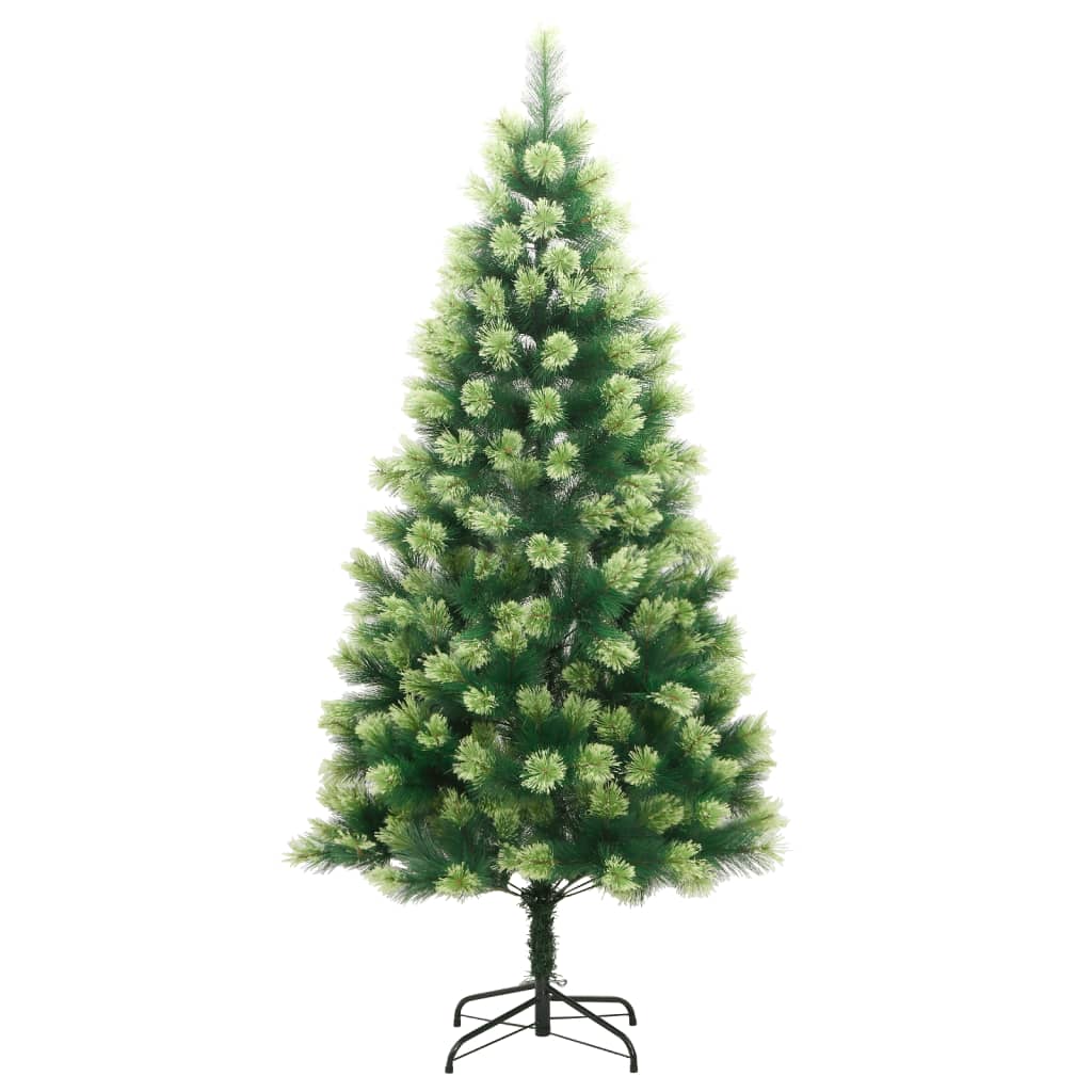 Artificial Hinged Christmas Tree Green PVC 5 ft Collapsible