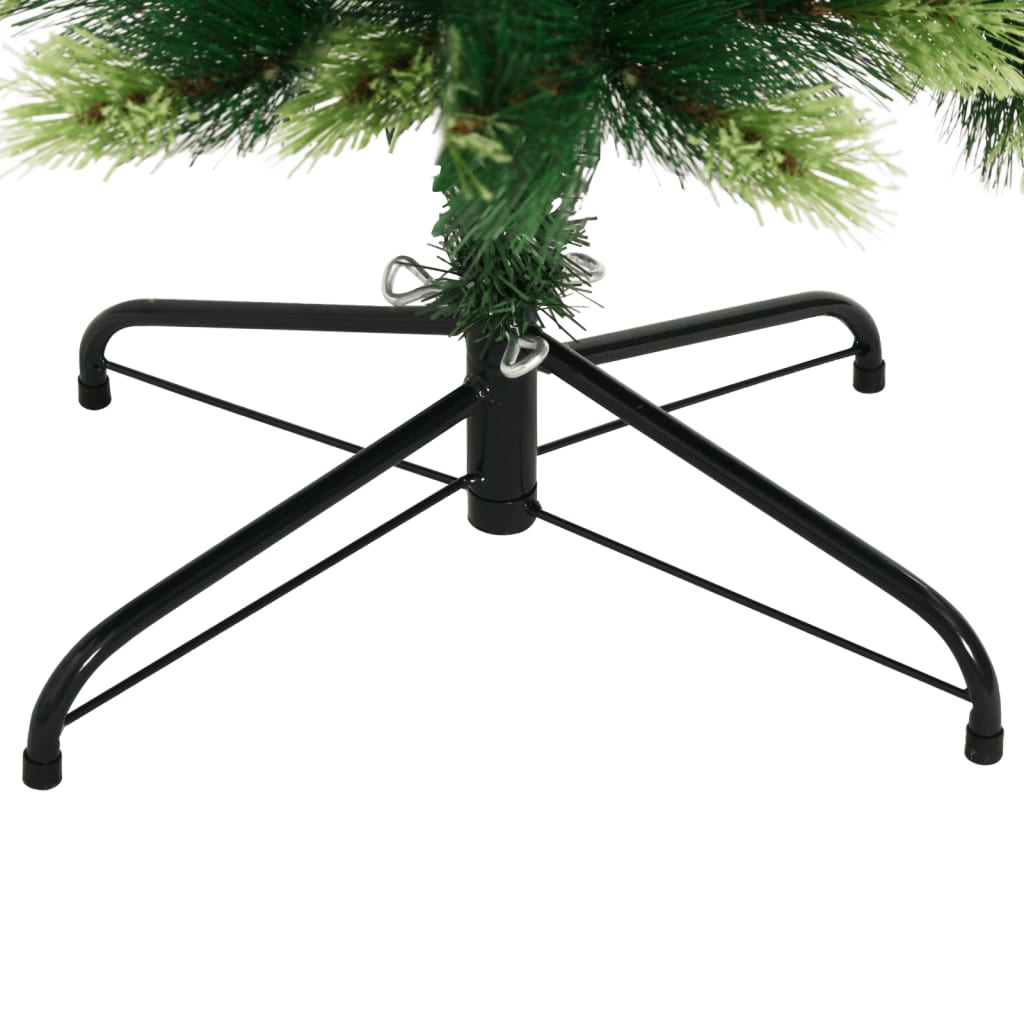 Artificial Hinged Christmas Tree Green PVC 5 ft Collapsible
