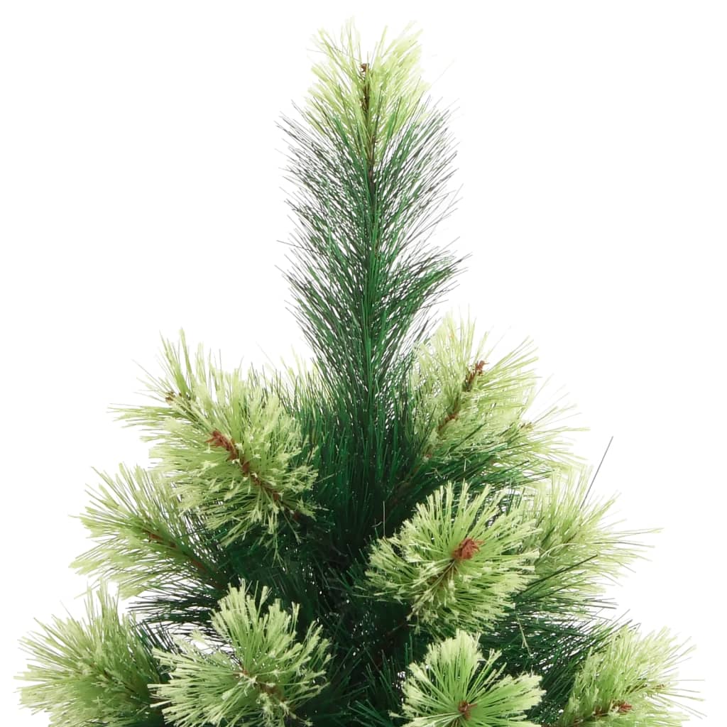 Artificial Hinged Christmas Tree Green PVC 82.7 in tall