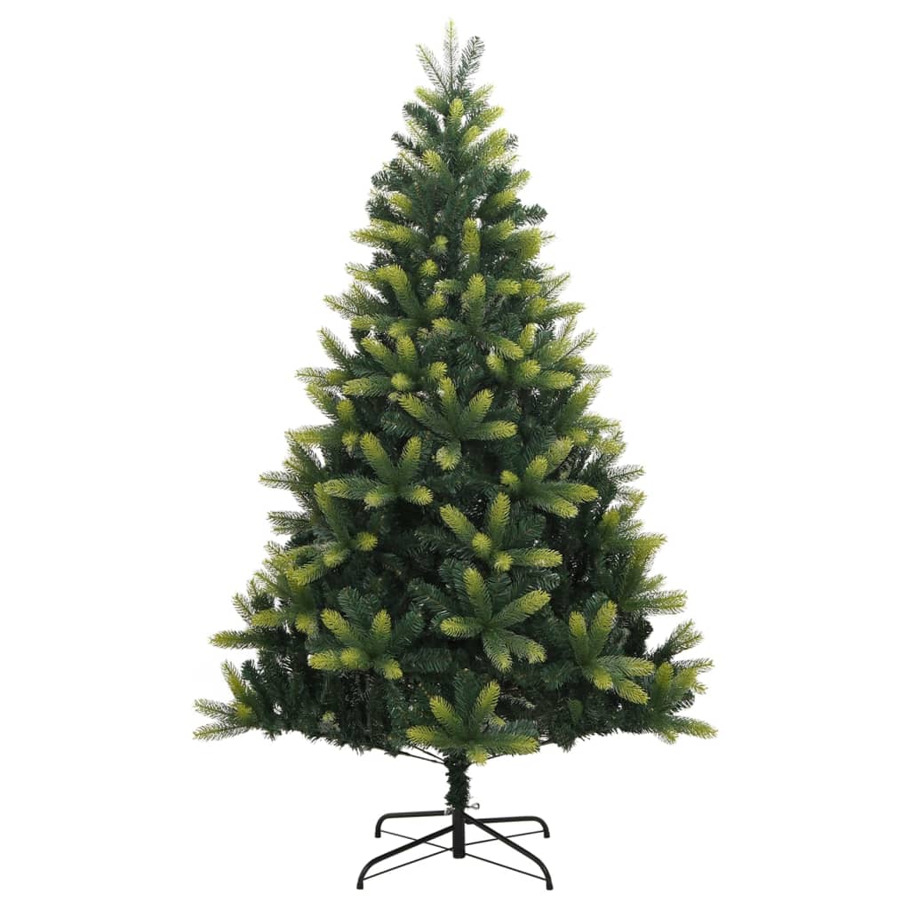 Artificial Hinged Christmas Tree Light green and dark green