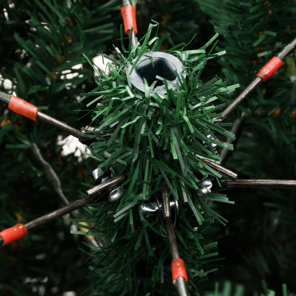 Artificial Hinged Christmas Tree Light green and dark green