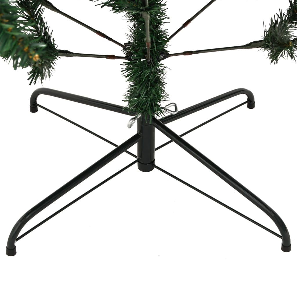 Artificial Hinged Christmas Tree Light green and dark green