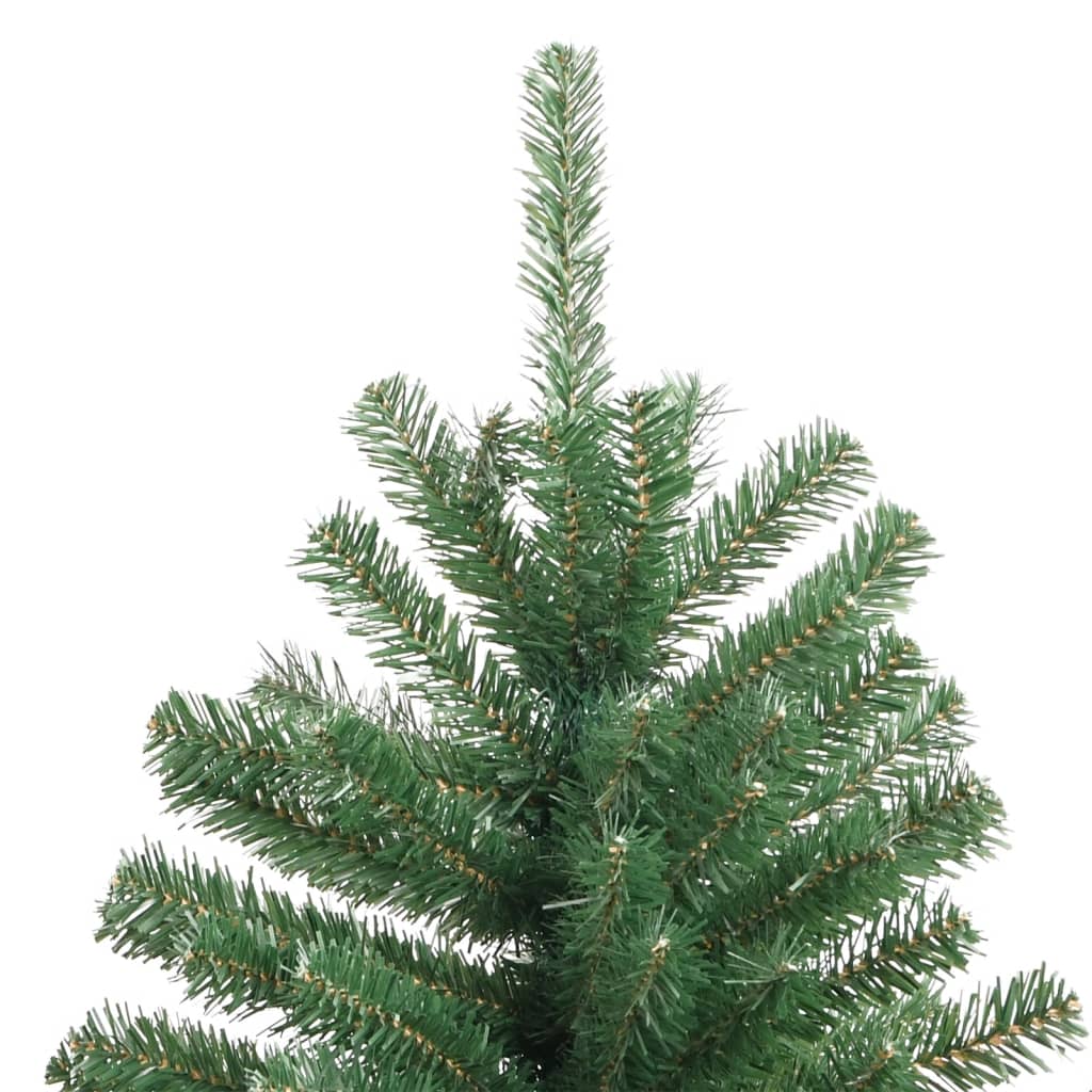 Artificial Hinged Christmas Tree Green PVC, metal 47.2 in