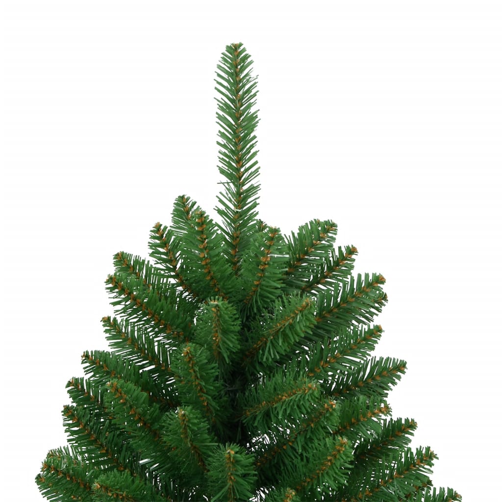 Artificial Hinged Christmas Tree Green PVC, Metal Foldable