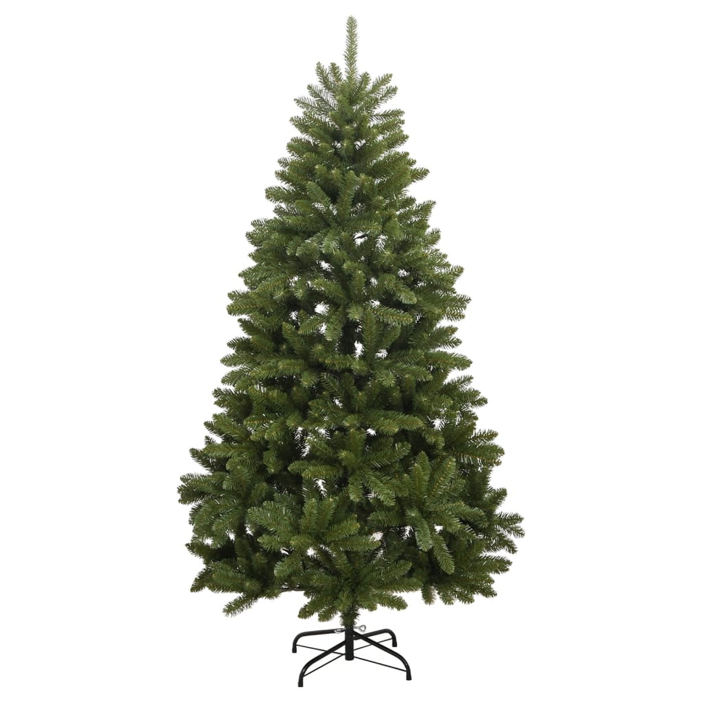 Artificial Hinged Christmas Tree Green PVC (polyvinylchloride), Metal