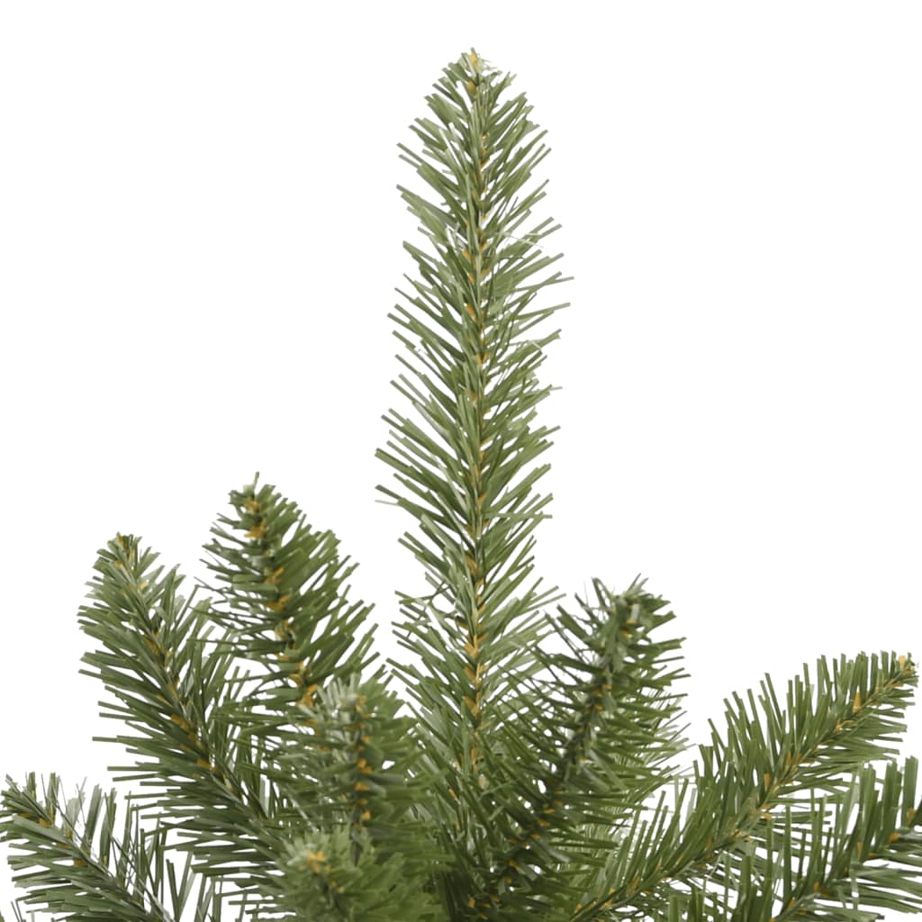 Artificial Hinged Christmas Tree Green PVC (polyvinylchloride), Metal
