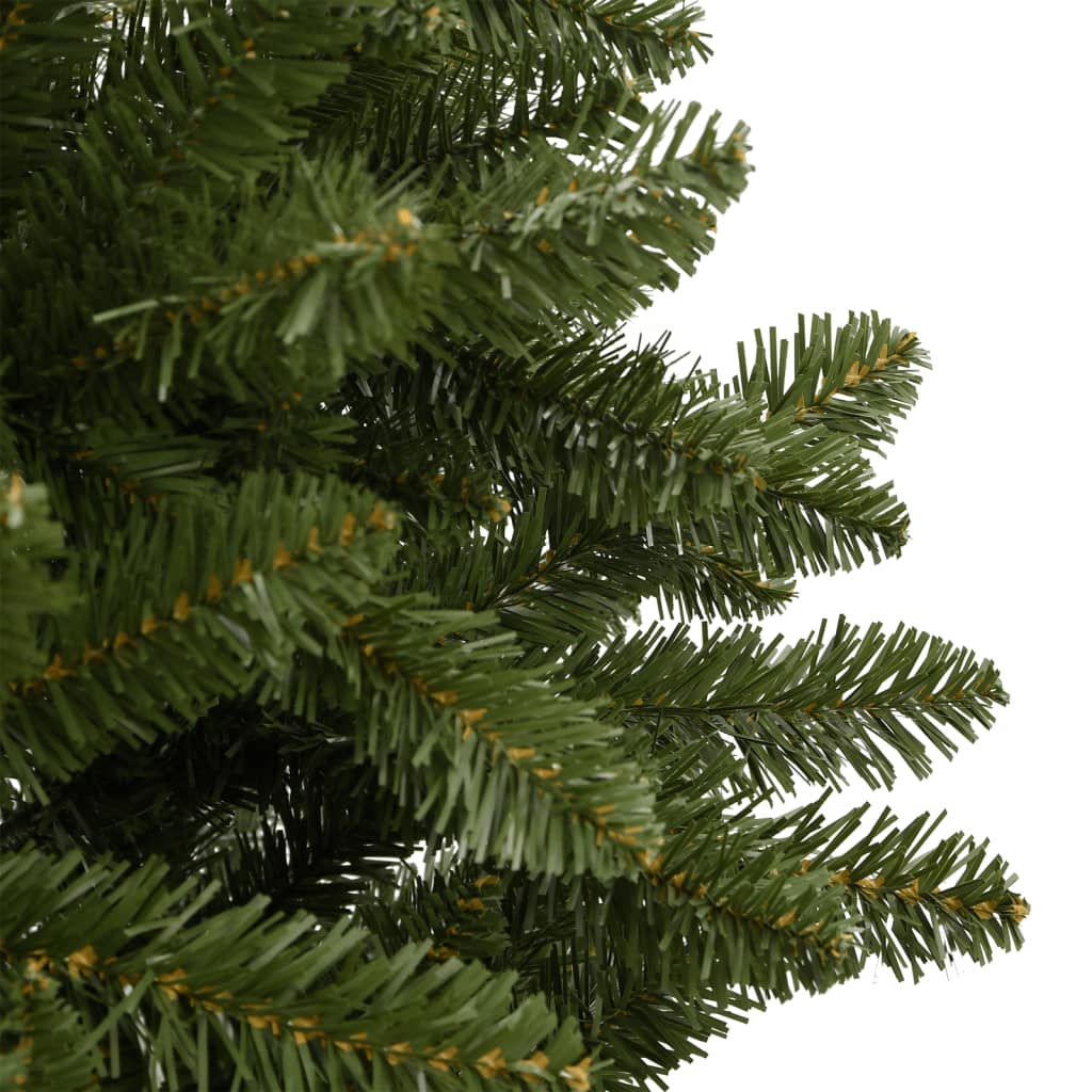 Artificial Hinged Christmas Tree Green PVC (polyvinylchloride), Metal