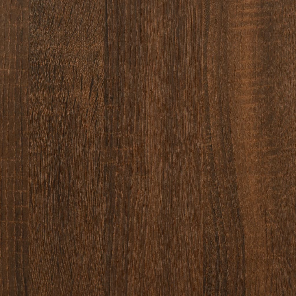 Wall Mounted Cabinets 2 pcs Brown Oak Engineered Wood