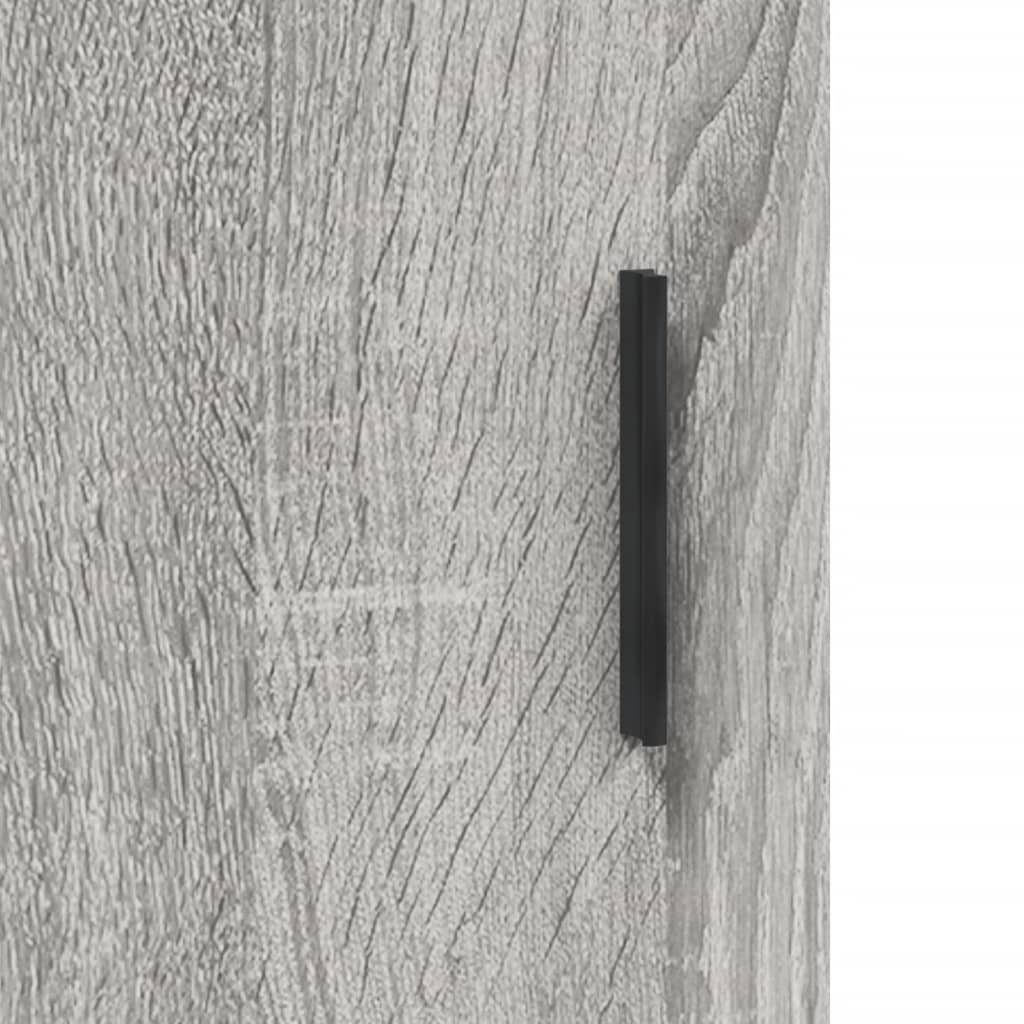 Highboard Grey Sonoma 34,5x34x180 cm Engineered Wood