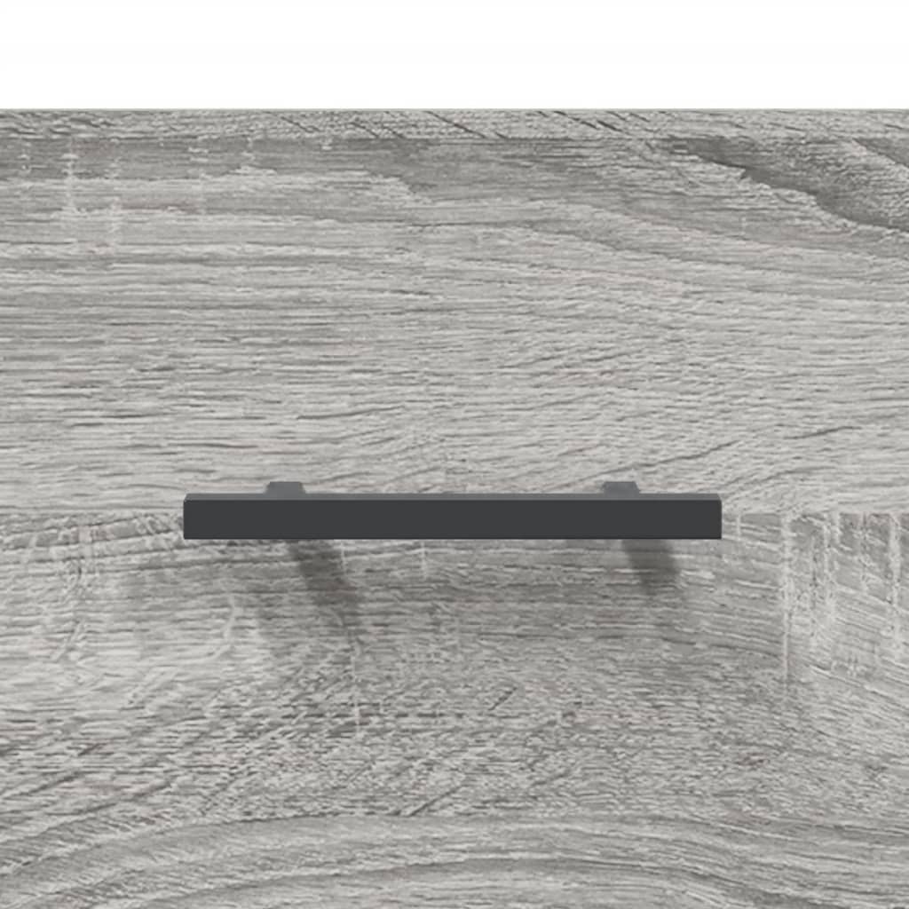 Highboard Grey Sonoma 34.5x34x180 cm Engineered Wood
