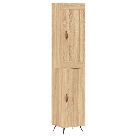 Highboard Sonoma Oak 34.5x34x180 cm Engineered Wood