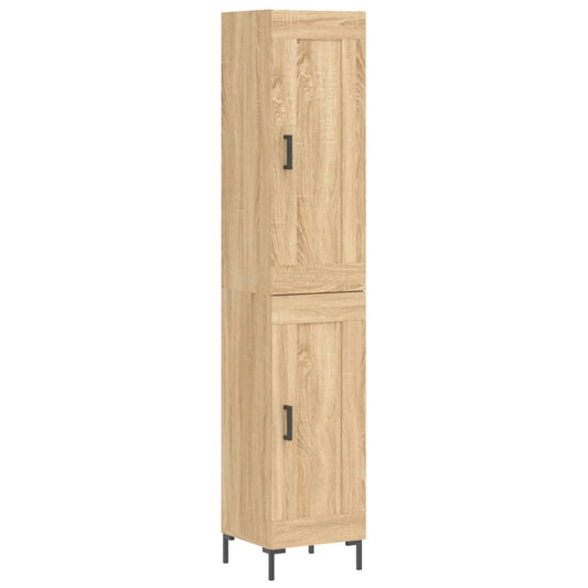 Highboard Sonoma Oak 34.5x34x180 cm Engineered Wood