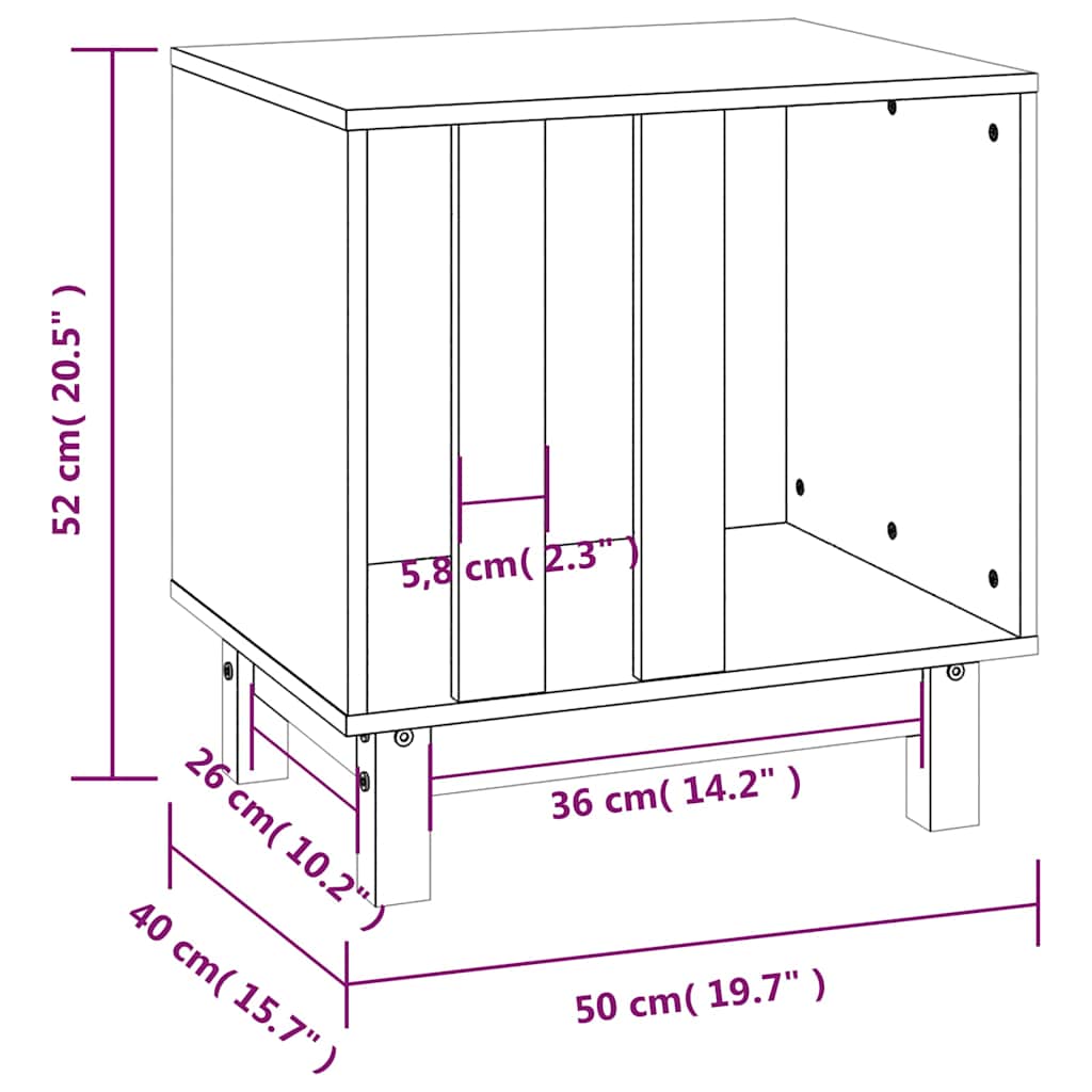 Dog House Natural 50 x 40 x 52 cm