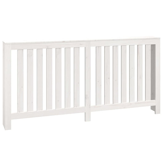 Radiator Cover White 169x19x84 cm Solid Wood Pine