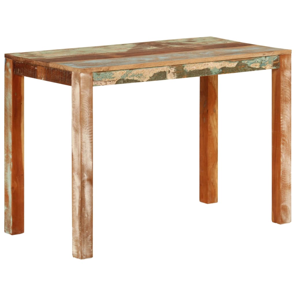 Dining Table Colorful Reclaimed wood 43.3 x 21.7 in Nice Design