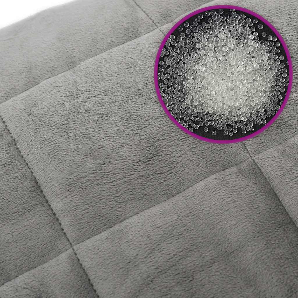 Weighted Blanket Grey 120x180 cm 5 kg Fabric