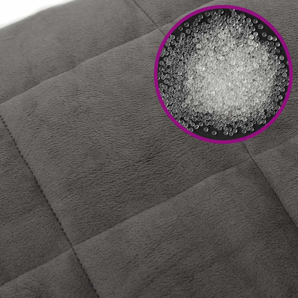 Weighted Blanket Grey 120x180 cm 9 kg Fabric