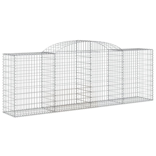 Arched Gabion Basket 300x50x100/120 cm Galvanised Iron