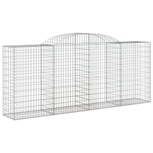 Arched Gabion Basket 300x50x120/140 cm Galvanised Iron
