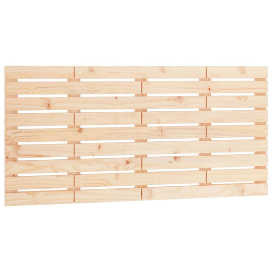Wall Headboard 146x3x63 cm Solid Wood Pine