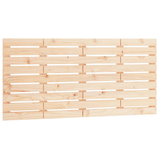 Wall Headboard 156x3x63 cm Solid Wood Pine