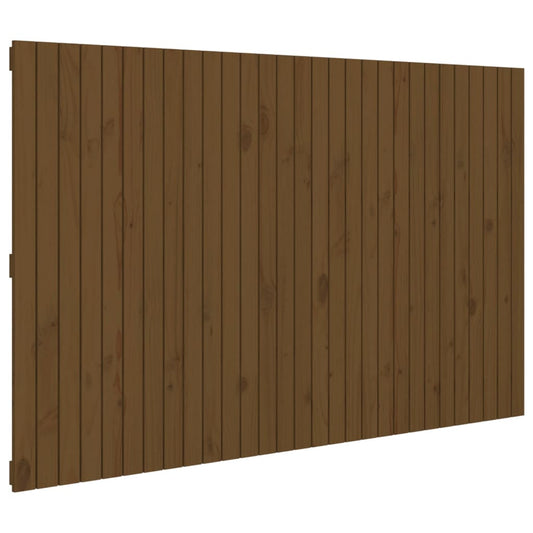 Wall Headboard Honey Brown 185x3x110 cm Solid Wood Pine