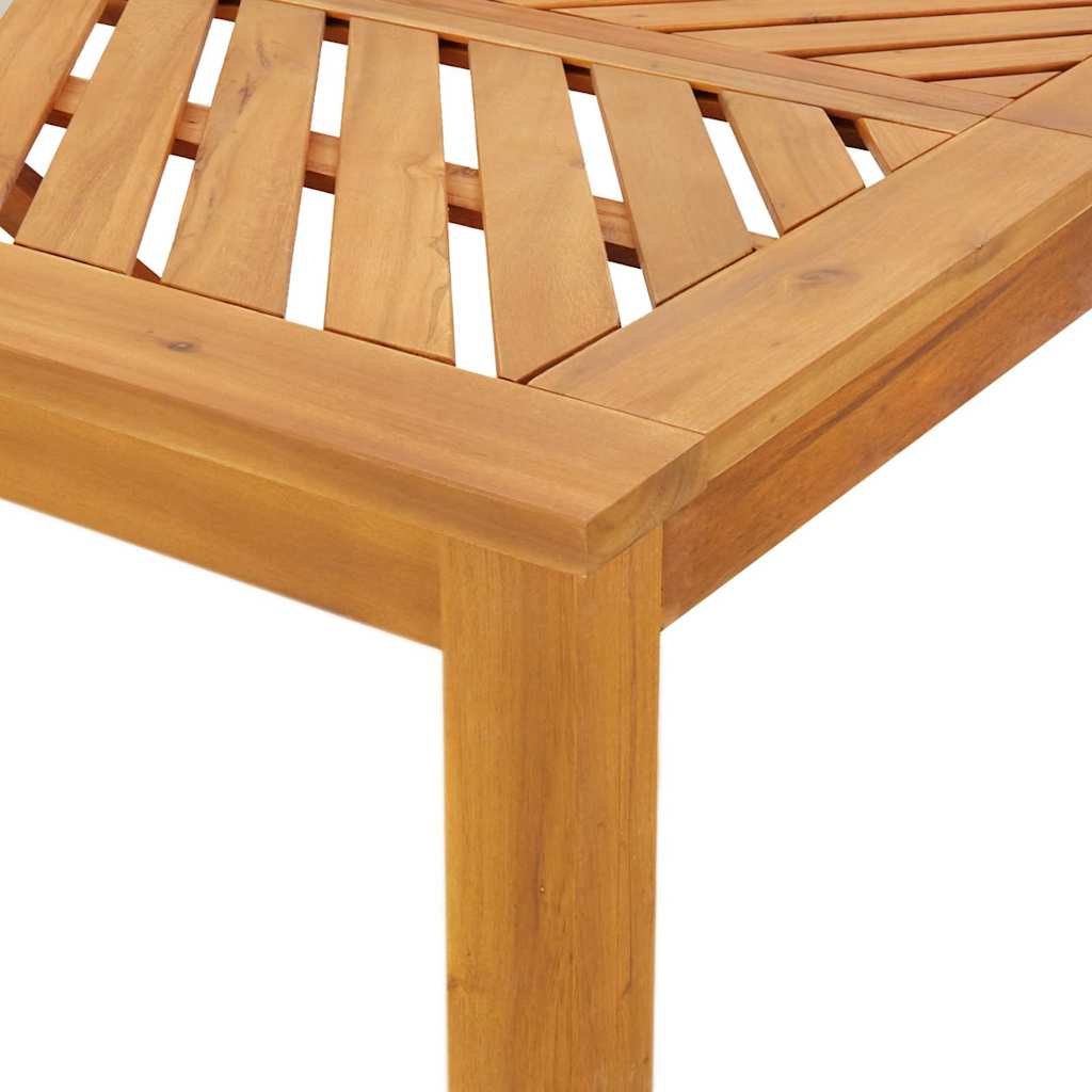 Garden Dining Set 5 pcs Brown Solid Acacia Wood